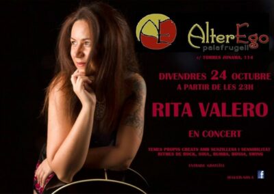 Rita Valero en concierto